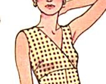 May include: Illustration of a woman in a yellow dress with black polka dots. She is holding a blue purse and wearing blue shoes and a blue bracelet. The dress has a V-neck and a flared skirt.