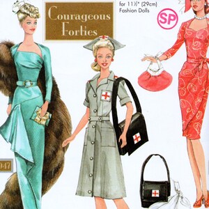 Original Sewing Pattern 40's Clothing for 11.5
