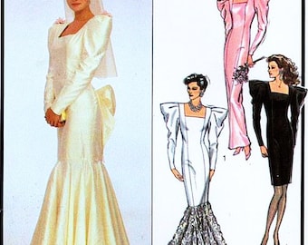 Vintage Bridesmaid Dress Sewing Pattern: Simplicity 7260, Size 6 - Etsy UK