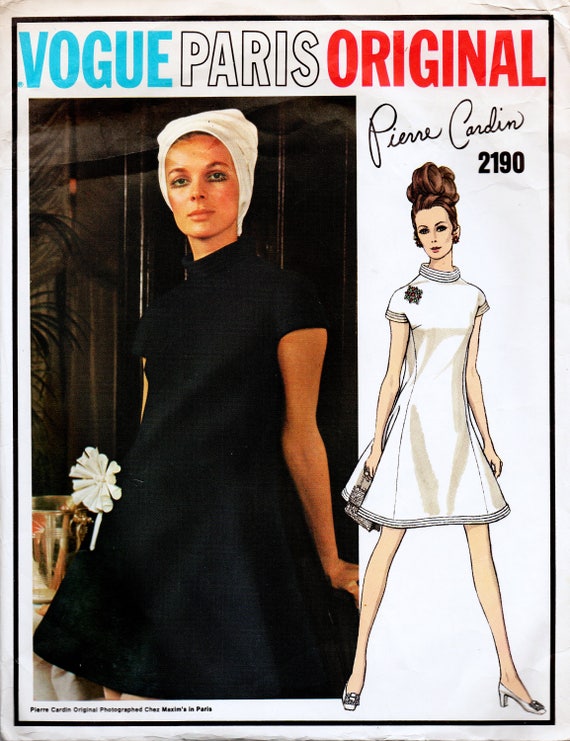 Vogue Paris Design Original 2190 Misses One Piece Dress Sewing Etsy