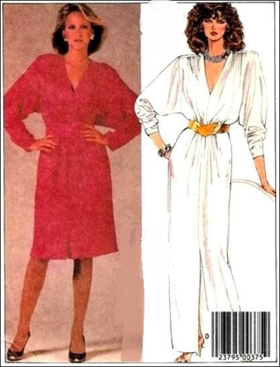 sachin and babi light blue dress 16 Vintage 1980s Sewing Patterns for a Gown Goddess