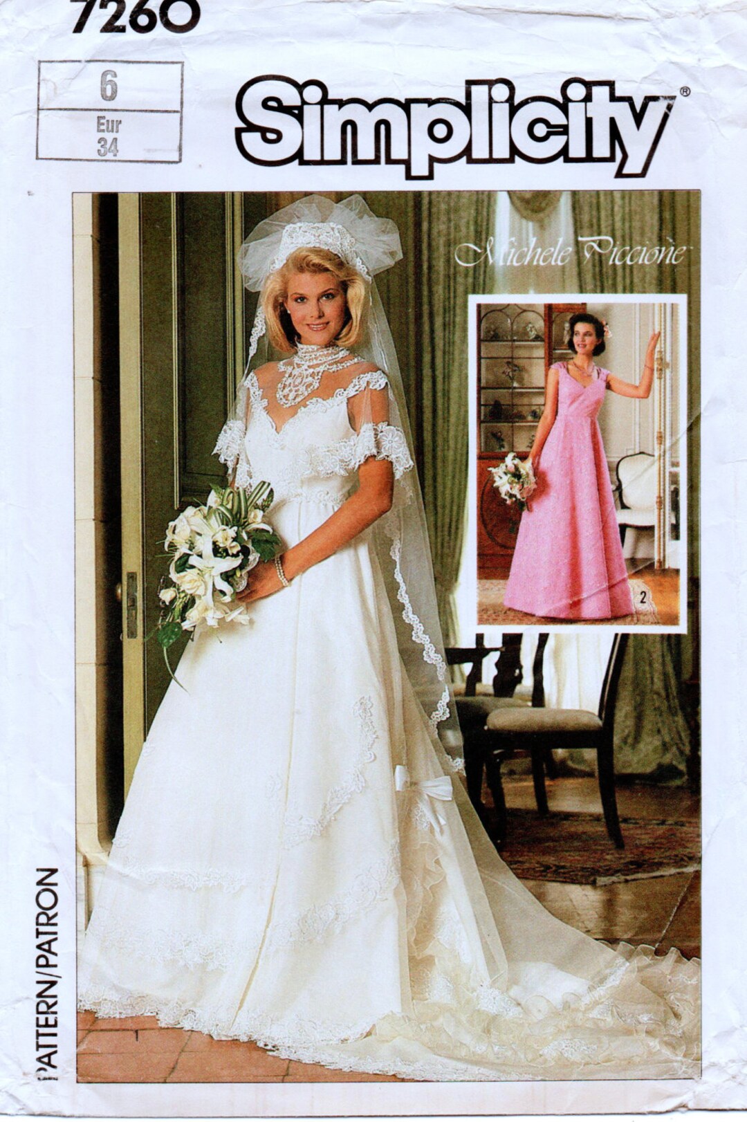 bridesmaid dress patterns Vintage Sewing Pattern: Simplicity 7260, Size 6 Vintage