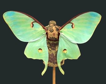 Large LUNA MOTH Wings Costume Fairy Wings Adult Costume