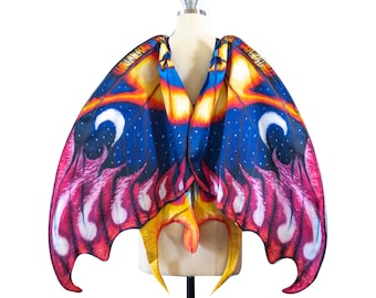 Ali da costume da falena fatata cometa