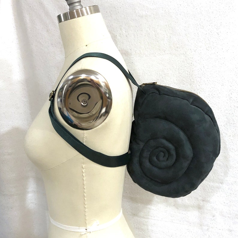 Snail Shell Backpack Petite Green Escargot in Forest Green Etsy