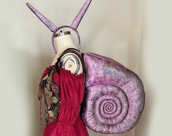 Pink Snail Costume - Shell and Antenna