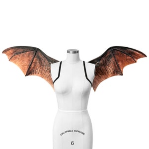 Realistic Bat Costume Wings Wings for Halloween, Realistic and Corset-Friendly Medium Size