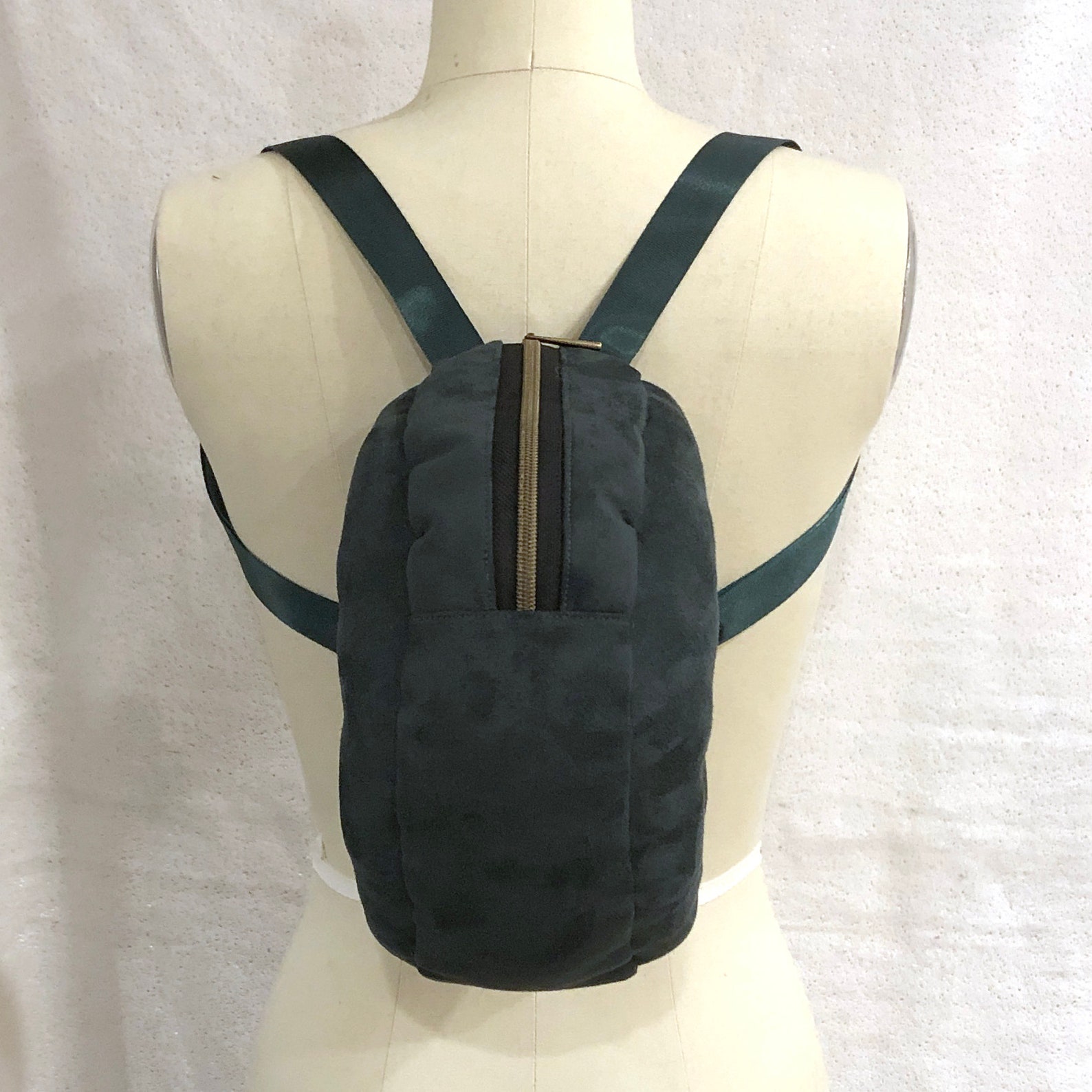 Snail Shell Backpack Petite Green Escargot in Forest Green Etsy