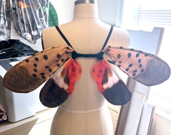 Small Lanternfly Costume Wings for Halloween