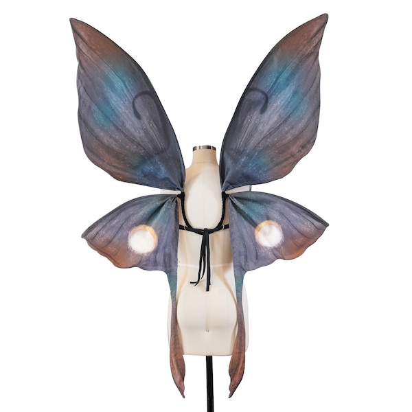 妖精のコスチュームのための影をモチーフにした妖精の羽 蛾の羽 アート：Sunset Dragon