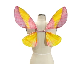 In Stock Small Rosy Maple Moth Costume Wings for Halloween