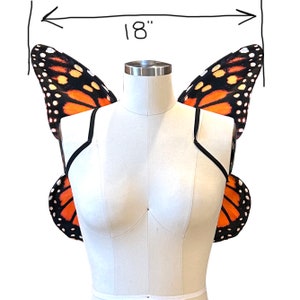 In Stock Small Monarch Butterfly Costume Wings for Halloween