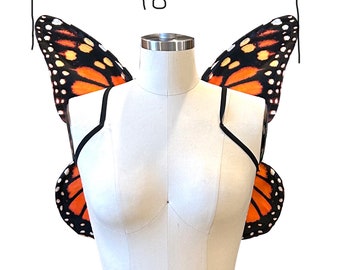 In Stock Small Monarch Butterfly Costume Wings for Halloween