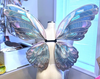 Opal-Inspired Fairy Wings for Fairy Costume Medium Size