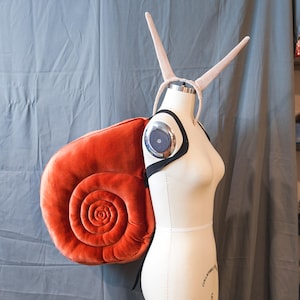 Adult Snail Costume - Snail Shell and Antenna - Escargot Caracol Costume in Plush Velvet