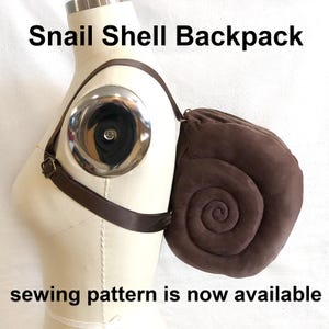 Digitales Schnittmuster für ein Schneckenkostüm für Erwachsene - Dies ist eine Computer PDF Datei, kein echter Rucksack