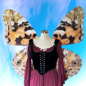 Große Painted Lady Schmetterling Kostüm Flügel - Schmetterling Halloween Kostüm