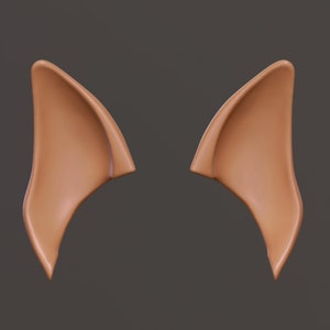 Kemono puppy dog pointed ears - STL file for 3D printing