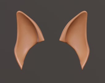 Kemono puppy dog pointed ears - STL file for 3D printing