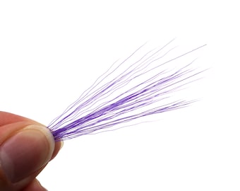 Pack of 50 (6&#39;&#39; long) purple realistic whiskers for mascot costumes, masks, fursuits, sculptures, and more