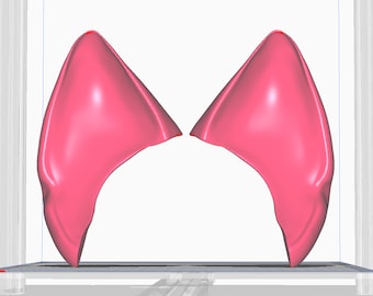 Kemono cat ears - STL file for 3D printing