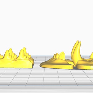 Realistic canine or fox teeth STL file for 3D printing image 5
