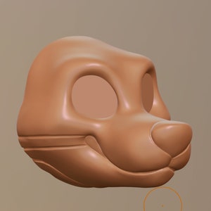 Modello base canino Toony file STL per la stampa 3D immagine 5