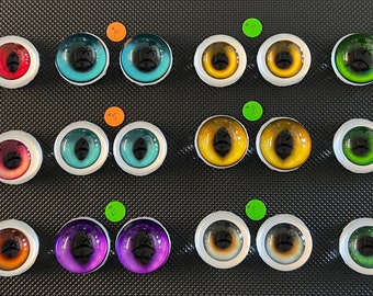 READY TO SHIP 2'' acrylic eyes for fursuits & other costumes
