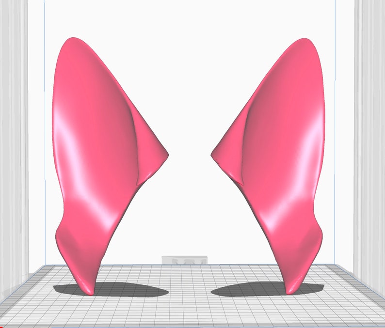 Fox ears STL file for 3D printing image 1