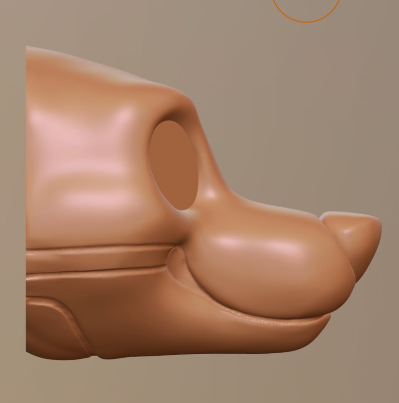 Modello base canino Toony file STL per la stampa 3D immagine 3