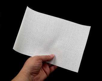6'' x 9'' Paintable plastic mesh for vision on mascots and other costumes