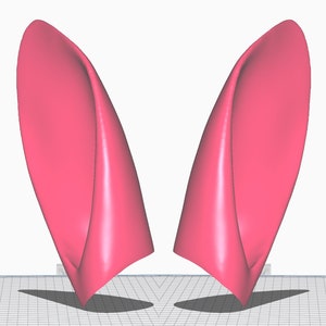 Rabbit/hare cosplay ears Viera FFXIV - STL file for 3D printing