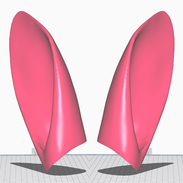 Rabbit/hare cosplay ears Viera FFXIV - STL file for 3D printing