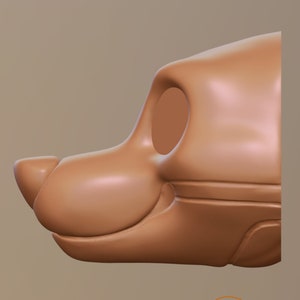 Modello base canino Toony file STL per la stampa 3D immagine 2