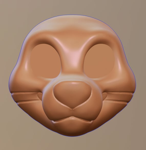 Toony canine base model - STL file for 3D printing