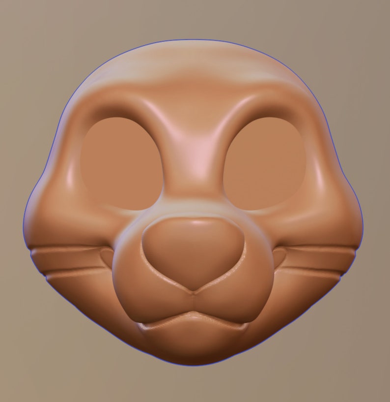 Modello base canino Toony file STL per la stampa 3D immagine 1