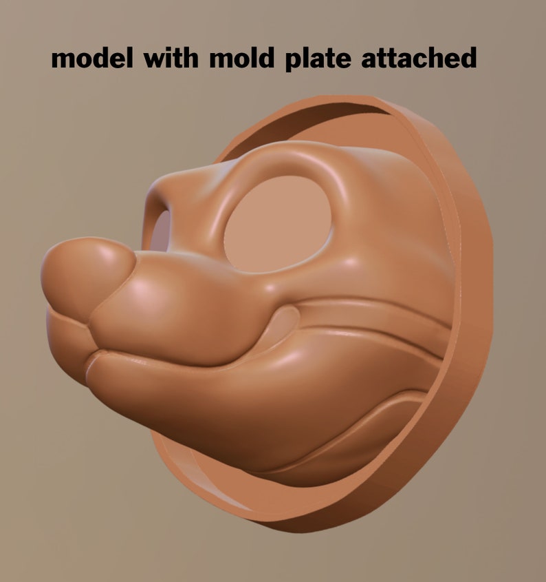 Modello base canino Toony file STL per la stampa 3D immagine 8