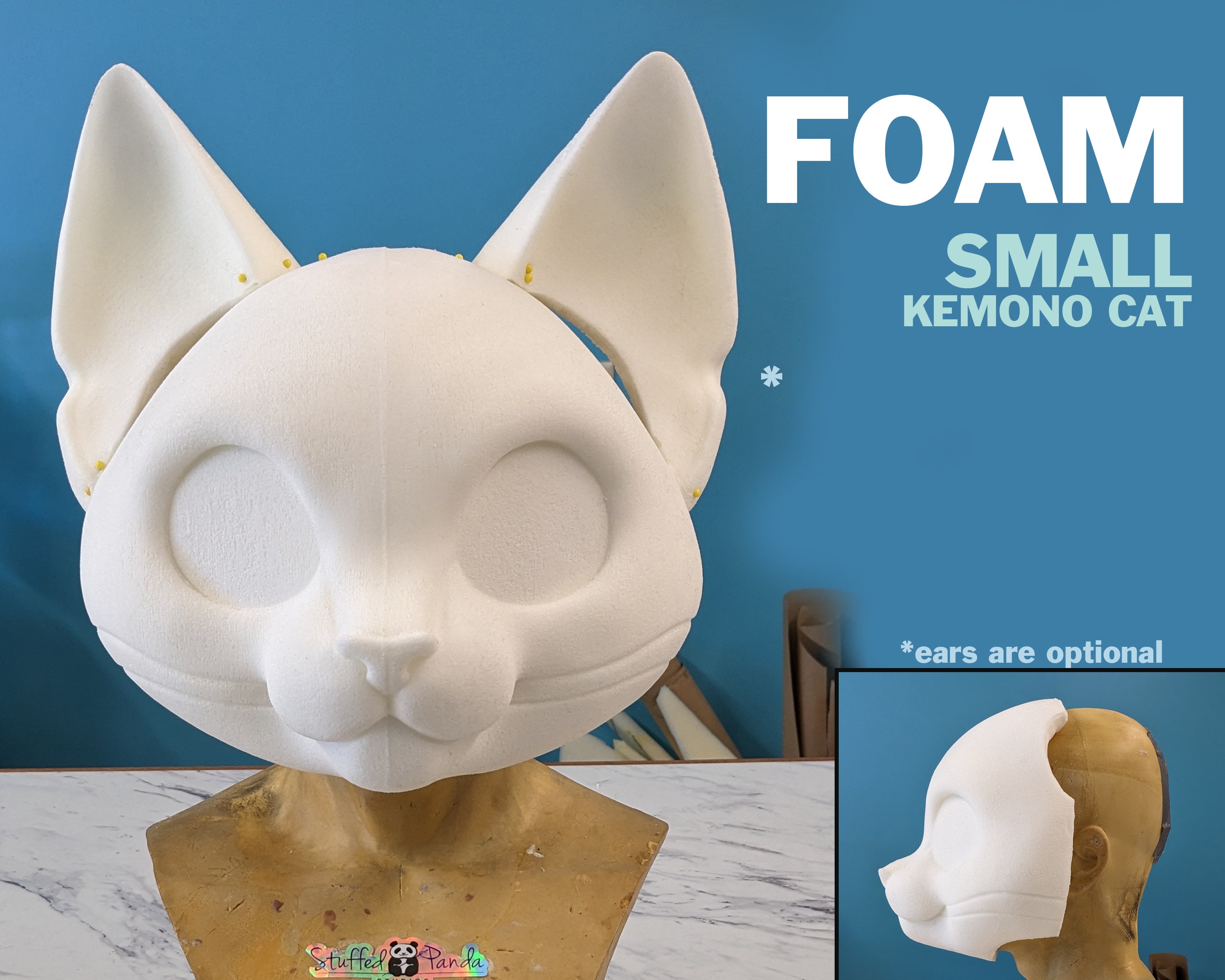 Feline foam head base fursuit 