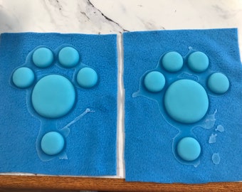 READY TO SHIP silicone toony paw pads for mascot costumes, fursuits, cosplays, etc