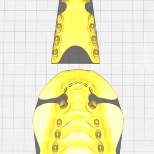 Realistic canine or fox teeth STL file for 3D printing image 6