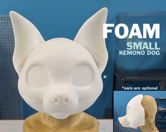 DIY small toony kemono dog puppy foam base for fursuit or mascot heads