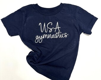 Tshirt de gymnastique américain