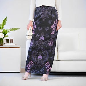 Bhaskara Batik Skirt Elegant Span Skirt for Kebaya,Batik Pattern Skirt,Wrap Skirt,Batik Skirt,Ethnic Batik,Bali Beach Skirt,Sarong Wrap