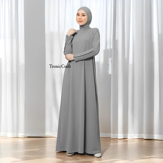 midi knit dress long sleeve Hyacinth House Almond Knit Anya Midi Dress Almond / XS