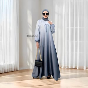 Keefe Dress Ghiina Elegant Silk Dress for Formal and Casual Occasions,Muslim Dress,Muslim Dress Wedding,Women Muslim Attire