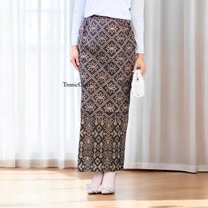 Gahtan Span Batik Skirt Comfortable and Elegant Kebaya Bottoms,Batik Pattern Skirt,Wrap Skirt,Batik Skirt,Ethnic Batik,Bali Beach Skirt