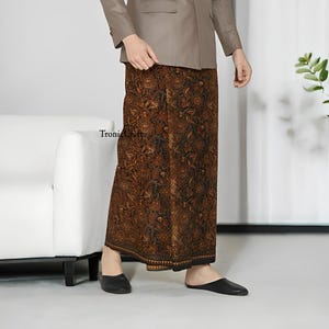 Sarung Batik Modern och prisvärd Batik Sarong för män Klassisk och elegant batik, Batik Sarong, Traditionell Batik, Handgjord Sarong