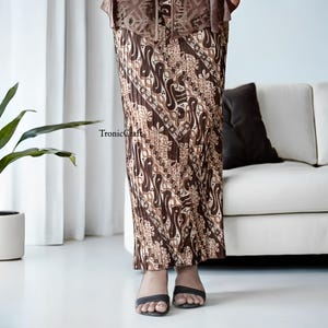 Aiza Pleated Batik Skirt Elegant and Comfortable Kebaya Bottom,Batik Pattern Skirt,Wrap Skirt,Batik Skirt,Ethnic Batik,Bali Beach Skirt