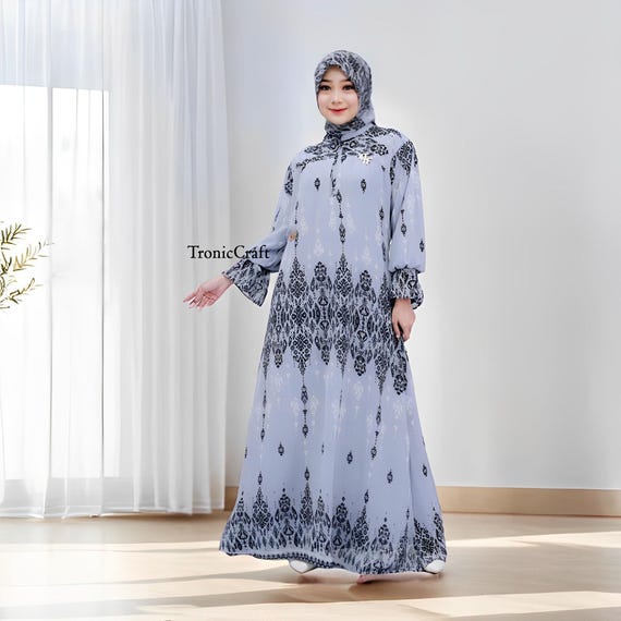 Fatin Dress Elegant Dress with Simple and Fashionable Design,Muslim Dress,Muslim Dress Wedding,Women Muslim Attire,Women Islamic Dress