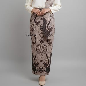 Handgemaakte Javaanse batikkokerrok met gratis bijpassende sjaal